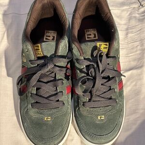 Globe Men's Olive and Burgundy Sneakers